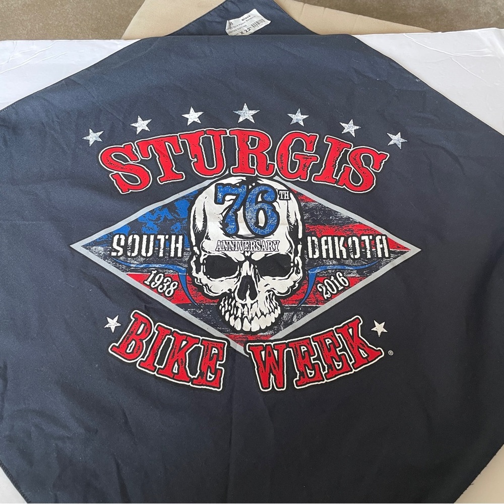 Sturgis NWT 2016 76 th Anniversary Bike Week Bandana